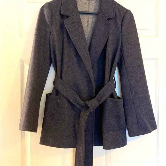 Boden double faced wool wrap jacket, Womens size 6 EUC - Picture 4 of 12
